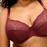 Elomi - Tiernie Plunge BH Tibetan Red