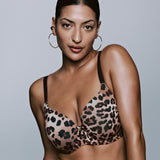 Primadonna - Giganni Hjerteformet BH Leopar