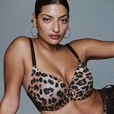 Primadonna - Giganni Hjerteformet BH Leopar