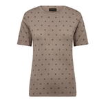 Hype The Detail - Cashmere Blend T-Shirt Sand