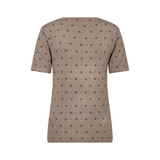 Hype The Detail - Cashmere Blend T-Shirt Sand