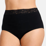 Damella - 2-pak Maxi Trusse Sort