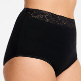 Damella - 2-pak Maxi Trusse Sort
