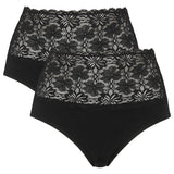 Damella - 2-pak Maxi Trusse Blonde Sort