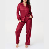 LingaDore - Pyjamas Sæt 26 Ruby Wine Jacq