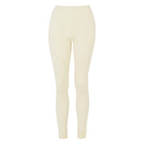 Damella - Victoria Merinould Leggings Ivory