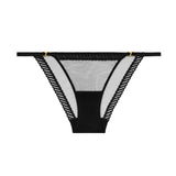 Aubade - Sheer Emotion Tanga Trusse Sort
