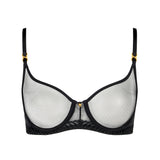 Aubade - Sheer Emotion Balconette BH Sort