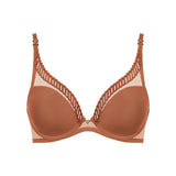 Aubade - Sheer Emotion Plunge BH Honey