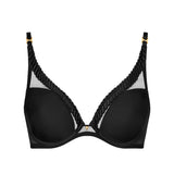 Aubade - Sheer Emotion Plunge BH Sort