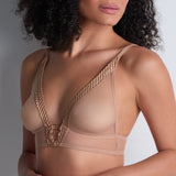 Aubade - Sheer Emotion Triangle BH Sand
