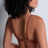 Aubade - Sheer Emotion Plunge BH Honey