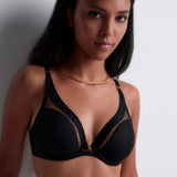Aubade - Sheer Emotion Plunge BH Sort