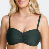 Damella - Olivia Bandeau Bikini Top Khaki