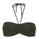 Damella - Olivia Bandeau Bikini Top Khaki