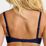 Damella - Olivia Bandeau Bikini Top Mønster Navy