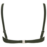 Damella - Olivia Bandeau Bikini Top Mønster Khaki