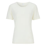 Damella - Victoria T-Shirt Merinould Ivory