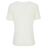 Damella - Victoria T-Shirt Merinould Ivory