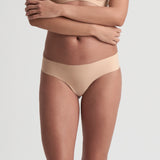 Bye bra - 2-pak Usynlig String Beige/Sort