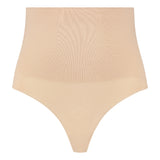 Bye bra - Seamless Højtaljet String Beige