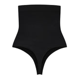 Bye bra - Soft Touch Højtaljet String Sort