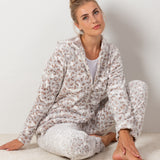 Trofé - Grey Leo Hjemmesæt i Fleece Brun Leo
