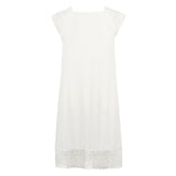Damella - Natkjole Med Blonde Ivory