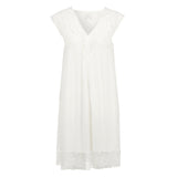 Damella - Natkjole Med Blonde Ivory