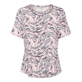 Lady avenue - Bambus Pyjamas med Capri Buks Blushed Safari