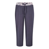 Lady avenue - Bambus Pyjamas med Capri Buks Blushed Safari