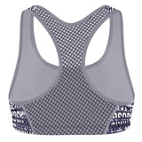 Shockabsorber - Active Crop Top Print Logo Blue