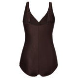 Trofé - Badedragt Solid Brown Madeira