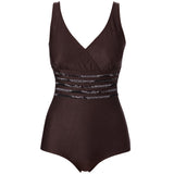 Trofé - Badedragt Solid Brown Madeira