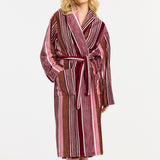 Damella - Morgenkåbe Pink Stripe