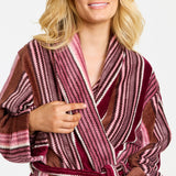 Damella - Morgenkåbe Pink Stripe