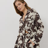 Aruelle - Bianca Pyjamas Brown/Cream
