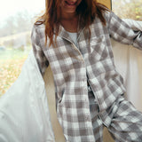 JBS of Denmark - Pyjamas Skjorte Sand