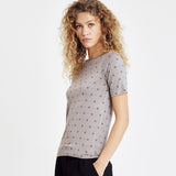 Hype The Detail - Cashmere Blend T-Shirt Sand