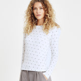 Hype The Detail - Cashmere Blend Langærmet Hvid