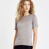 Hype The Detail - Cashmere Blend T-Shirt Sand