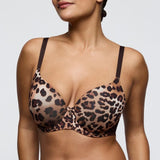 Primadonna - Giganni Hjerteformet BH Leopar
