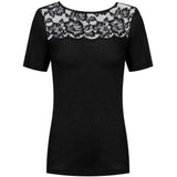 Mey - Wool Love Blonde T-shirt Sort