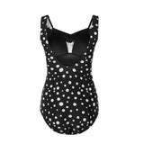 Lentiggini swimwear - V-inserts Badedragt Sort/Hvid