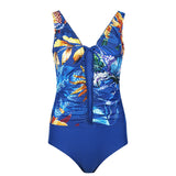 Lentiggini swimwear - Frill Badedragt Cobalt Blue