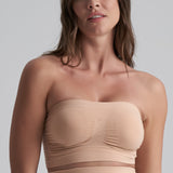 Byebra - Soft Touch Tube Top Beige