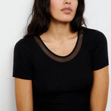 Femilet - Juliana T-shirt Uld Sort