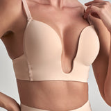 Byebra - Bh Til Dyb Udskæring Beige