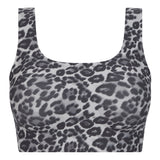 Chantelle - Soft Stretch Bralette Top Grey Leopard