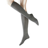 Falke - Softmerino Knæ Light Grey Melange
